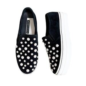 Alice & Olivia | pearl platform slip on sneaker